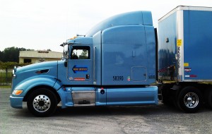 Werner Truck at Career Fair DDA Little Rock campus